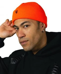 Fun Place Sailor Beanie - Orange Wigs & Hats