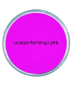 Fun Place UV Palette Containing 6 UV & Day Glow Colours. Colours Include Neon Foxy Orange, Neon Pink Flamingo, Neon Toxic Yellow, Neon Kryptonite Green, Super Nova & Abyss.