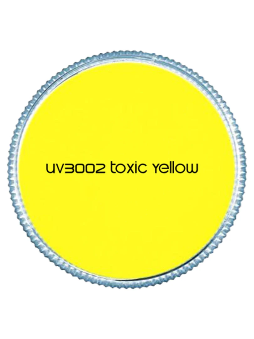 Fun Place Cosplay Toxic Yellow UV Face Paint 32g 3 Fun Place Cosplay Toxic Yellow UV Face Paint 32g