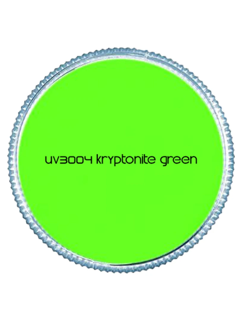 Fun Place Cosplay Kryptonite Green UV Face Paint 32g 3 Fun Place Cosplay Kryptonite Green UV Face Paint 32g