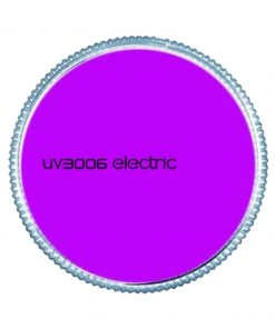 Fun Place UV Palette Containing 6 UV & Day Glow Colours. Colours Include Neon Foxy Orange, Neon Pink Flamingo, Neon Toxic Yellow, Neon Kryptonite Green, Super Nova & Abyss.