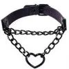 Fun Place Festivals Chain Heart Collar - Various Colours