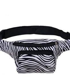 Fun Place Black & White Zebra Bumbag
