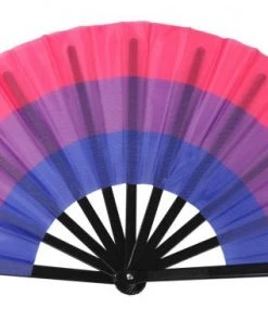 Fun Place Cracking Fan - BISEXUAL PRIDE FLAG