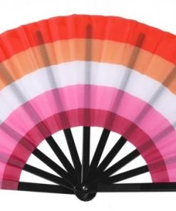 Fun Place Cracking Fan - LESBIAN PRIDE FLAG