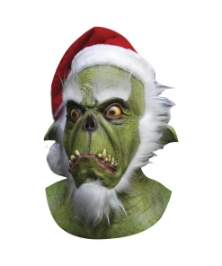 Fun Place Green Santa Overhead Mask Masks
