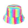 Fun Place Fluffy Rainbow Bucket Hat Festivals