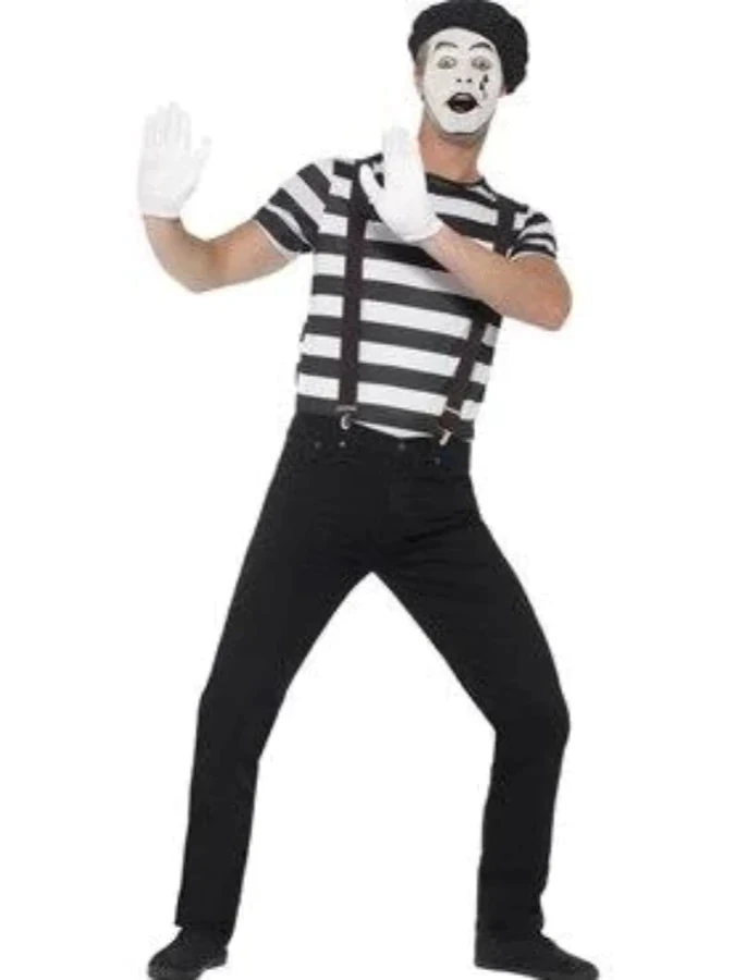 Fun Place Gentleman Mime Artist Costume Costumes & Characters 4 Fun Place Gentleman Mime Artist Costume Costumes & Characters
