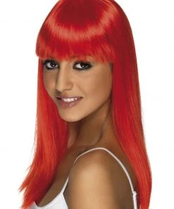 Fun Place Cosplay Glamourama Wig Neon Red