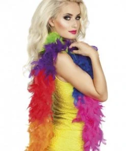 Fun Place Festivals Rainbow Feather Boa