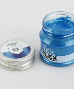 Fun Place Hex Flex Metallic - Deep Blue