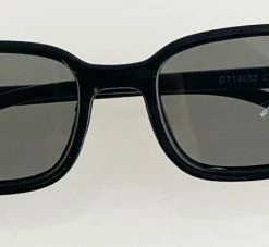 Fun Place Retro Oval Black Sunglasses Festivals